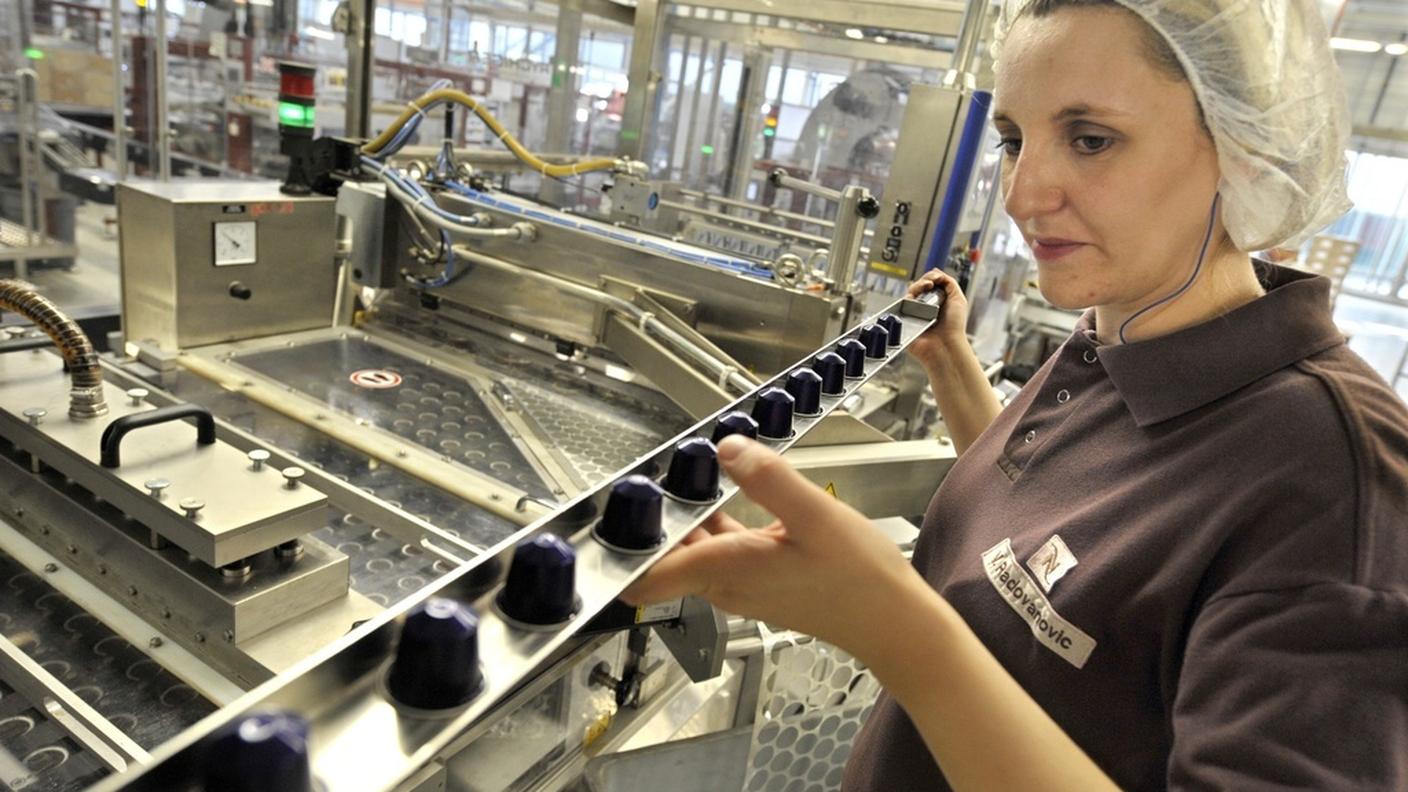 Fabbricazione di capsule originali di Nestlè