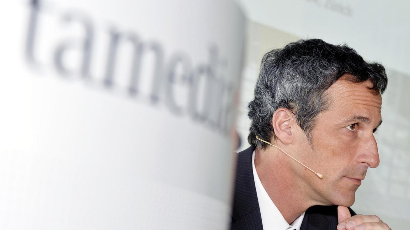 Il CEO Christoph Tonini in conferenza stampa