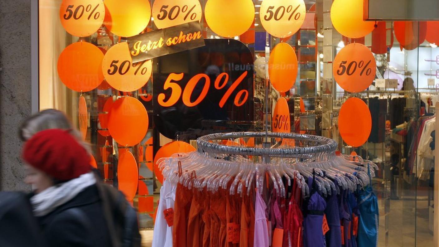 Anche la fine dei saldi ha influito sull'evoluzione dei prezzi