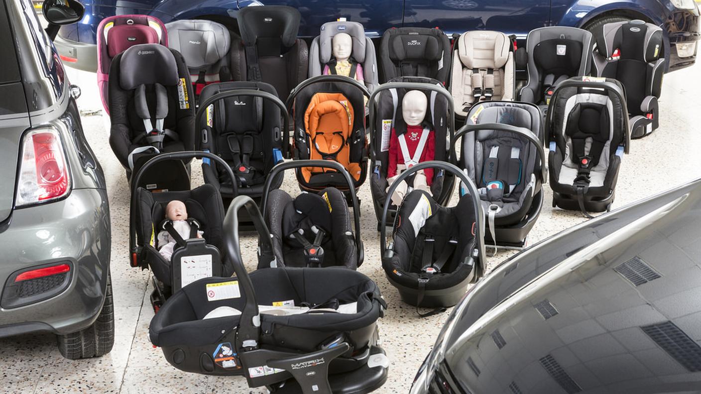 I seggiolini sottoposti al test