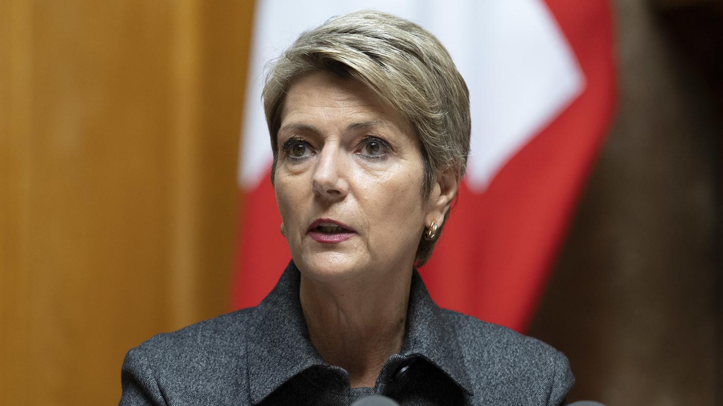 La ministra Karin Keller-Sutter