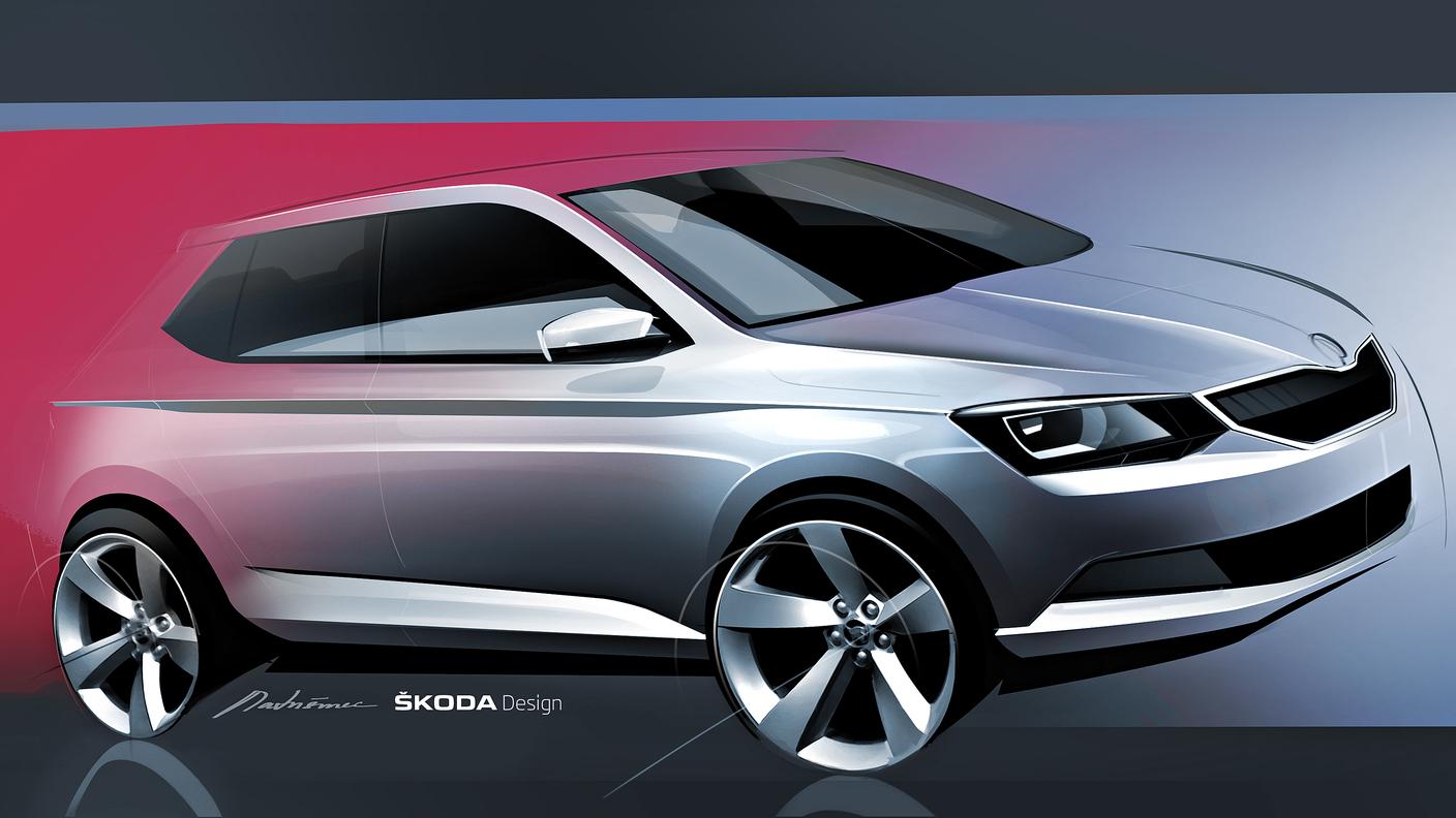 New Skoda Fabia skecth
