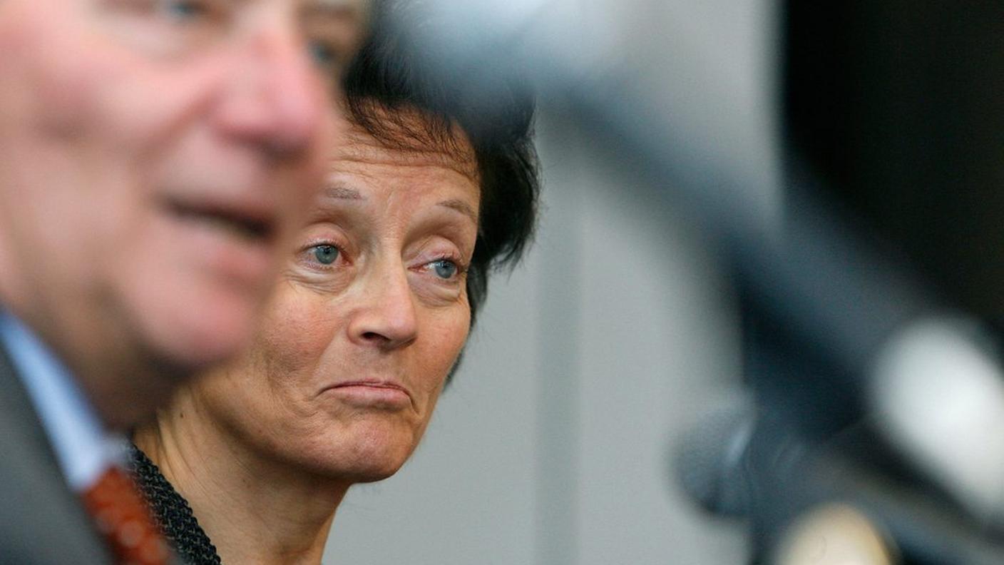 La reponsabile delle finanze federali con il ministro tedesco Wolfgang Schäuble