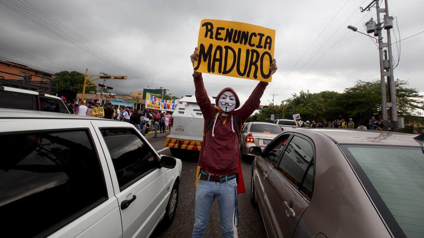 Un'immagine scattata in gennaio durante una manifestazione a San Cristobal
