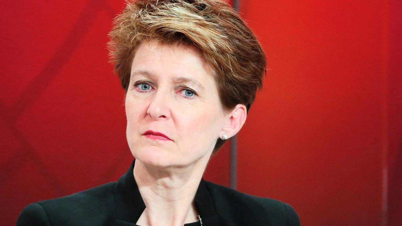 Simonetta Sommaruga, presidente della Confederazione, in una foto d'archivio