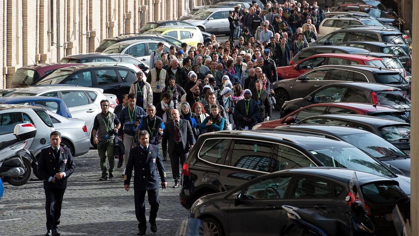 L'arrivo ai musei