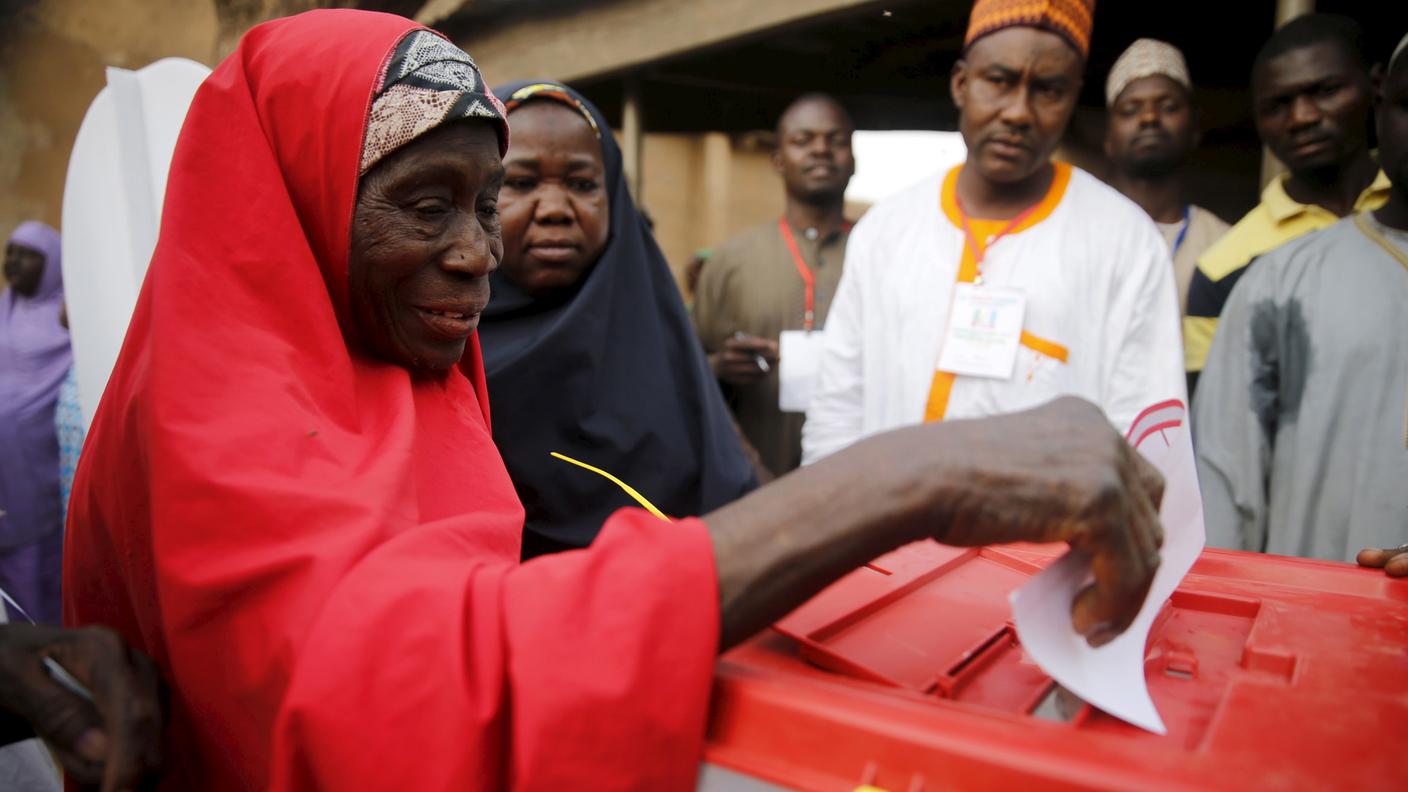 Un'immagine scattata sabato a Daura nel nord-est della Nigeria