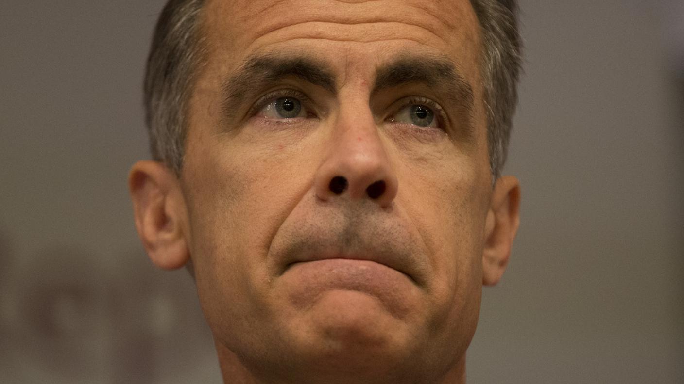 Il governatore della Bank of England Mark Carney