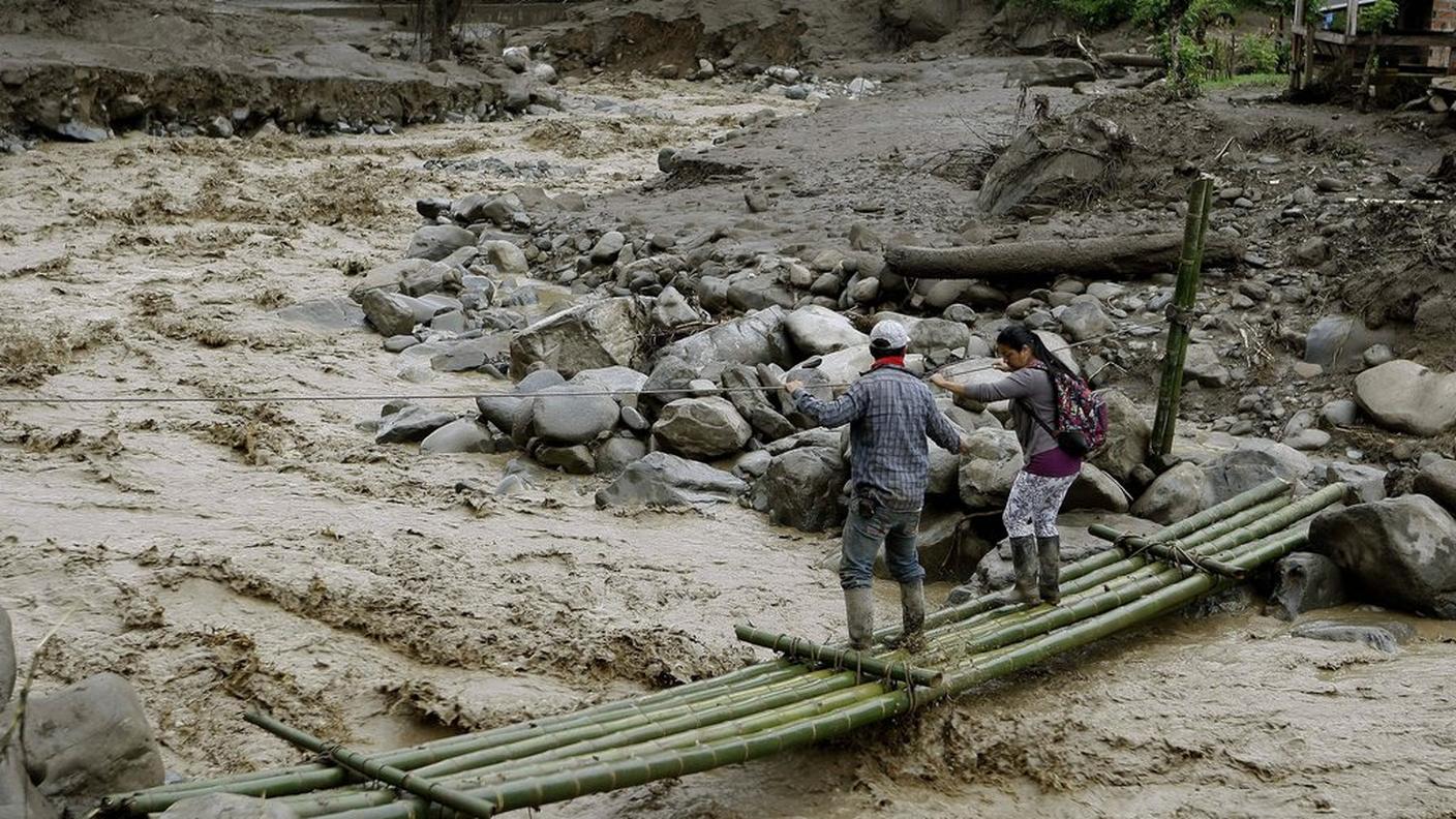 Le immagini da Salgar, in Colombia