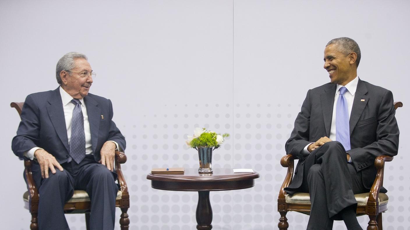 L'incontro a Panama il 15 aprile tra Castro e Obama