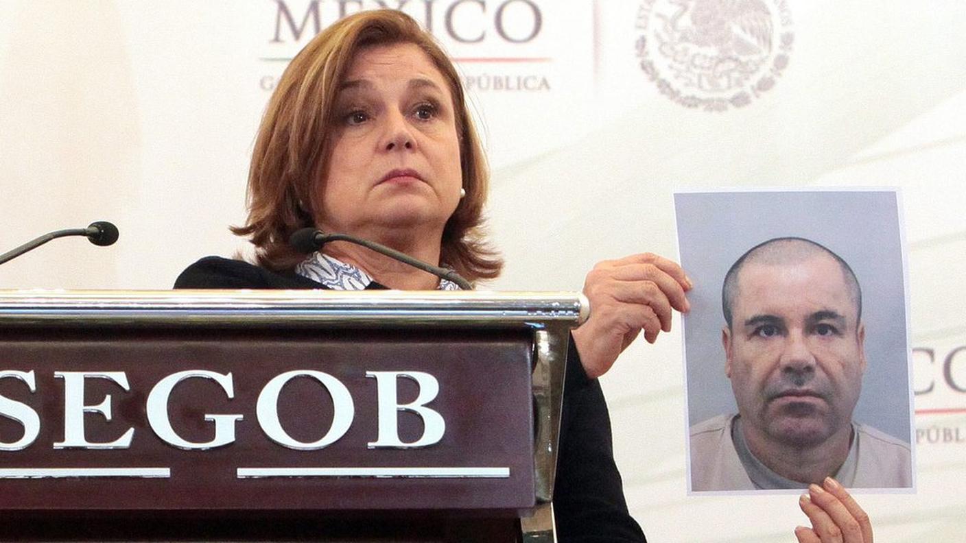 Un'immagine del pericoloso evaso mostrata dalla procuratrice Arely Gomez