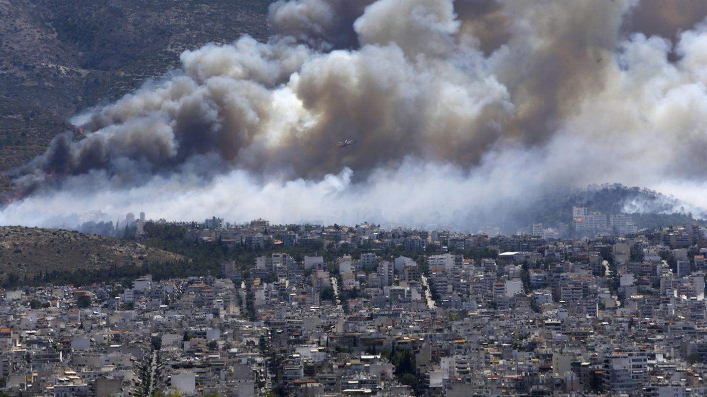 La situazione vicino ad Atene