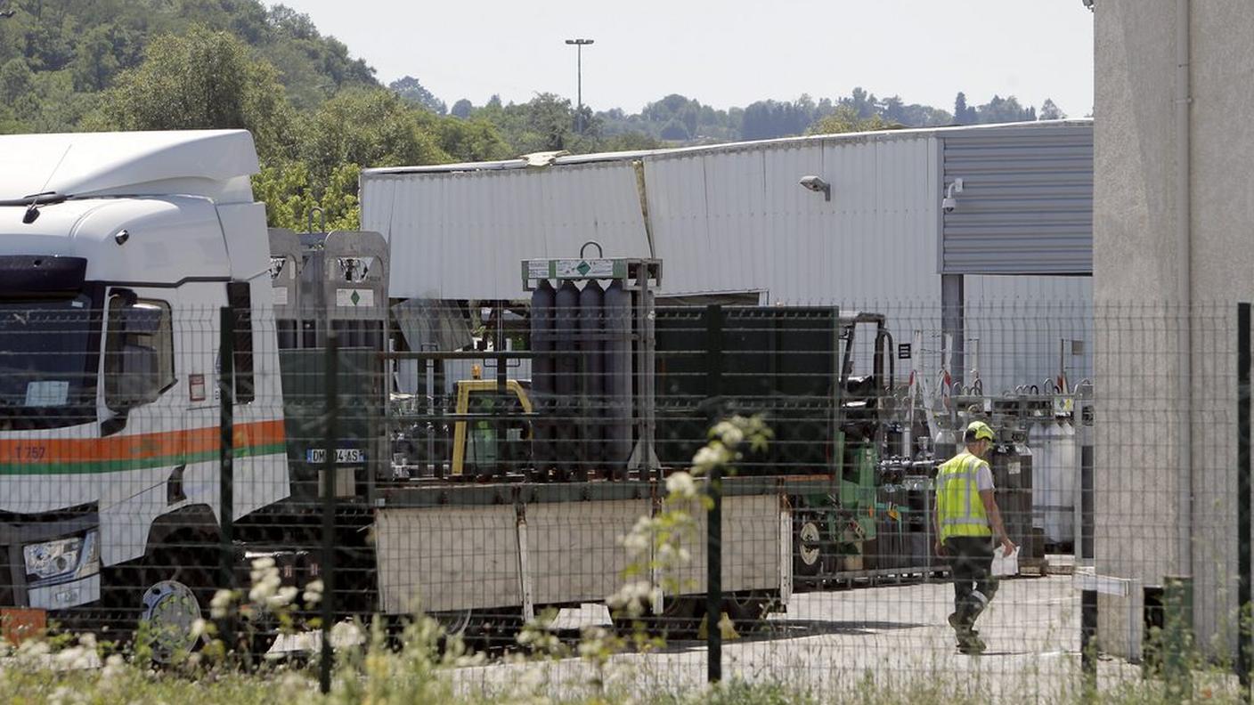 Lo stabilimento nell'Isère dove è avvenuto l'attentato