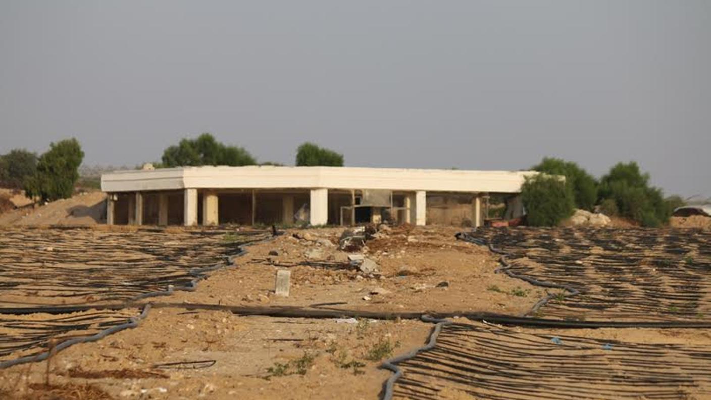 Gaza, resti della colonia