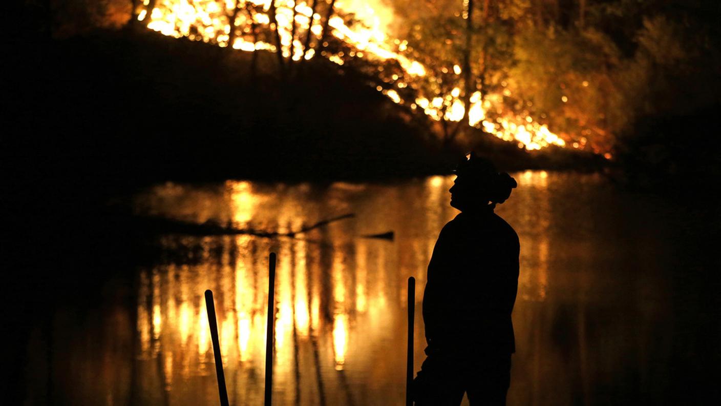 Fiamme in California