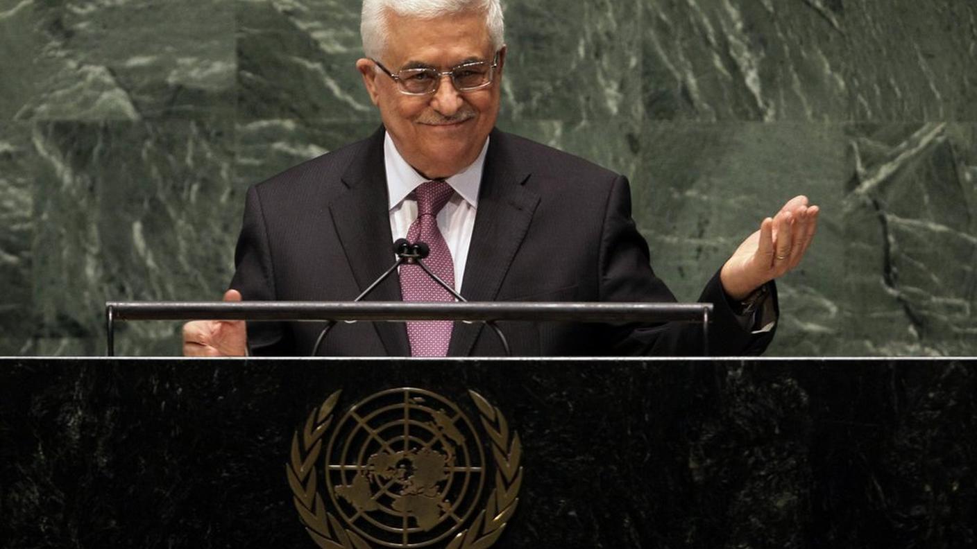 Il presidente palestinese Abbas