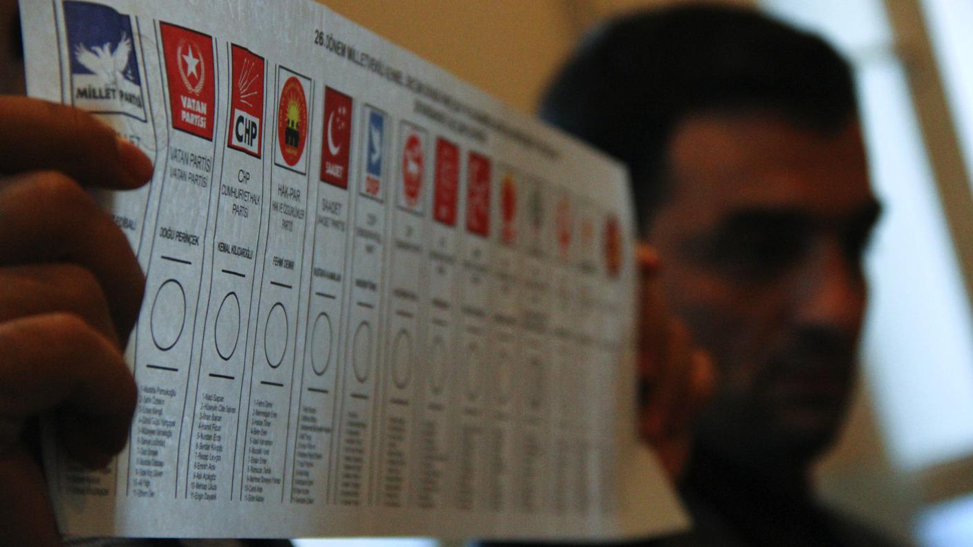 Il seggio a Diyarbakir