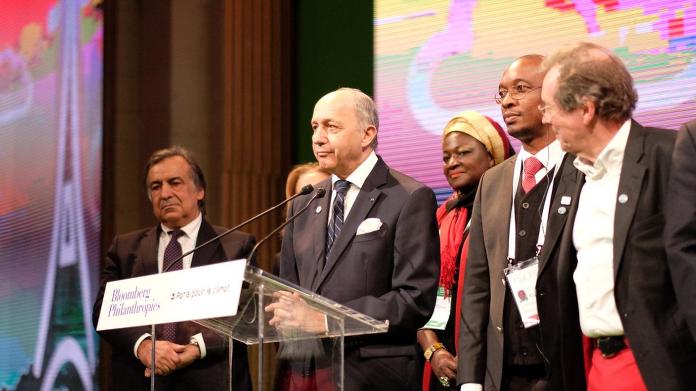 "C'è una bozza", ha dichiarato il ministro francese Laurent Fabius
