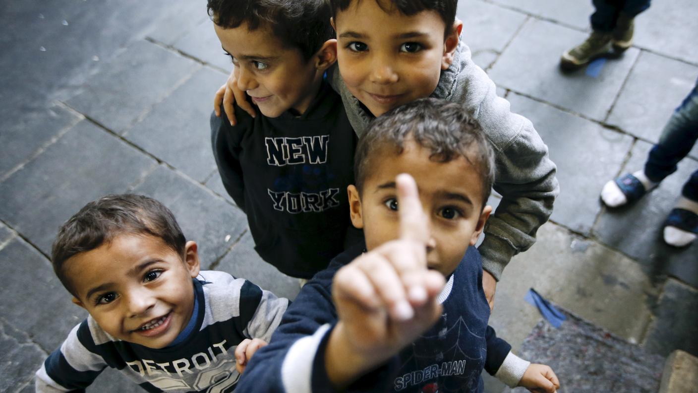 Piccoli rifugiati a Berlino