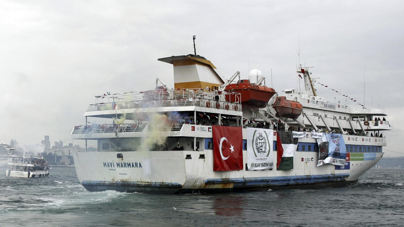 La Mavi Marmara, una delle navi attaccate nel 2010 dalle forze israeliane