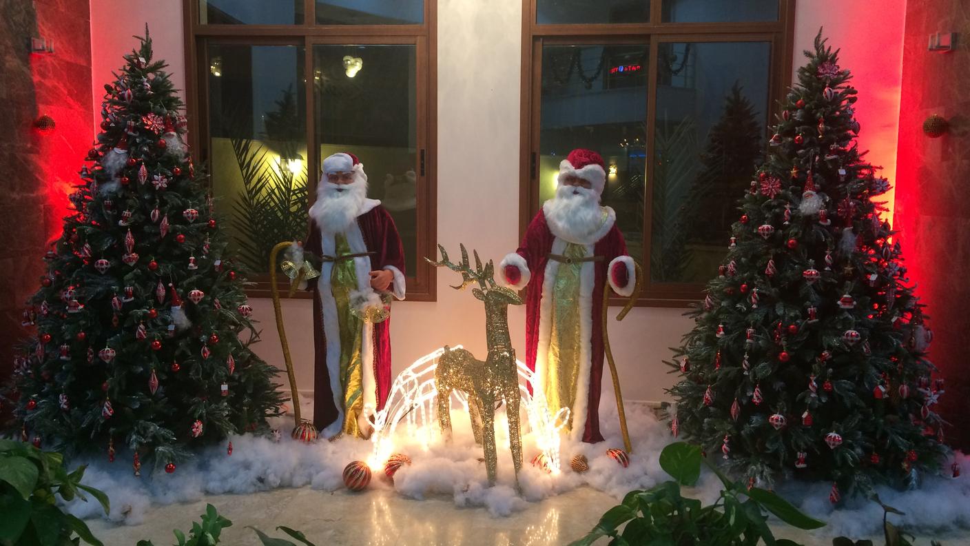 Un'idea di Natale nel Roots Hotel di Gaza