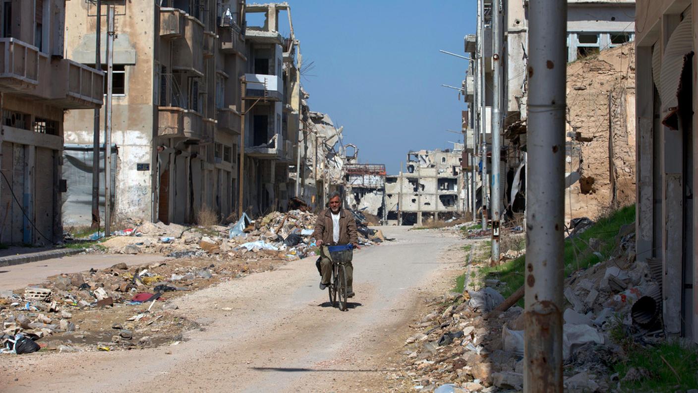 Homs sotto le bombe