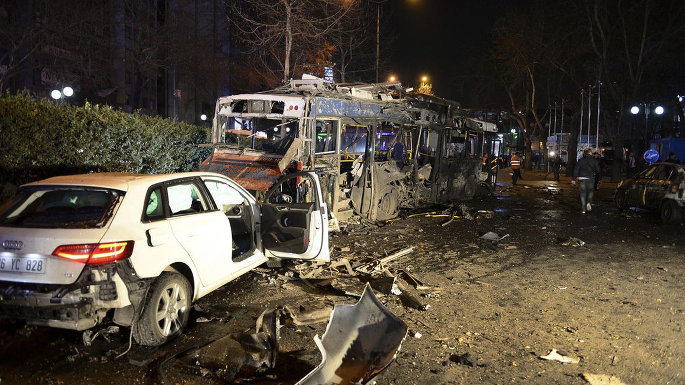 Il luogo dell'attentato