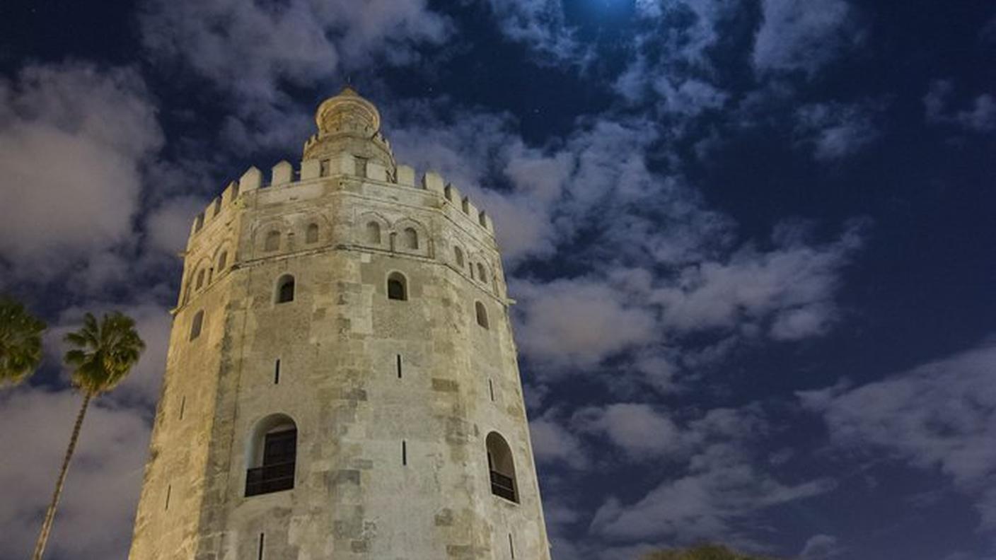 La Torre de Oro a Siviglia, Spagna