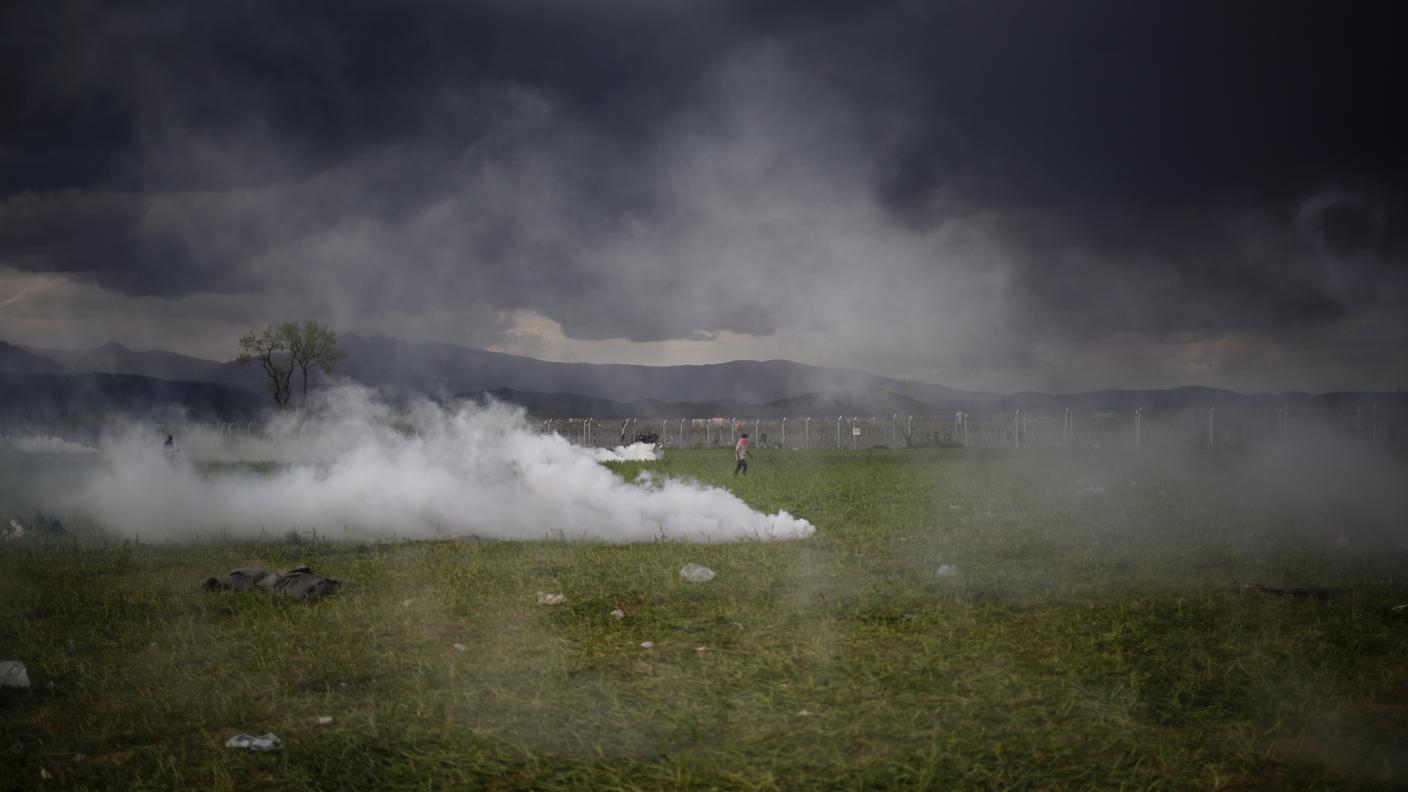 Idomeni, così era il campo domenica, dopo l'attacco della polizia macedone