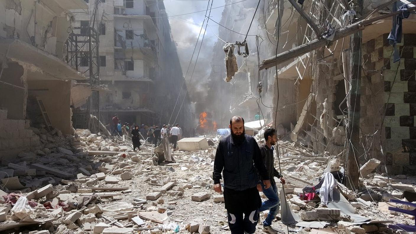 Giovedì, dopo il bombardamento che ha coinvolto anche un ospedale