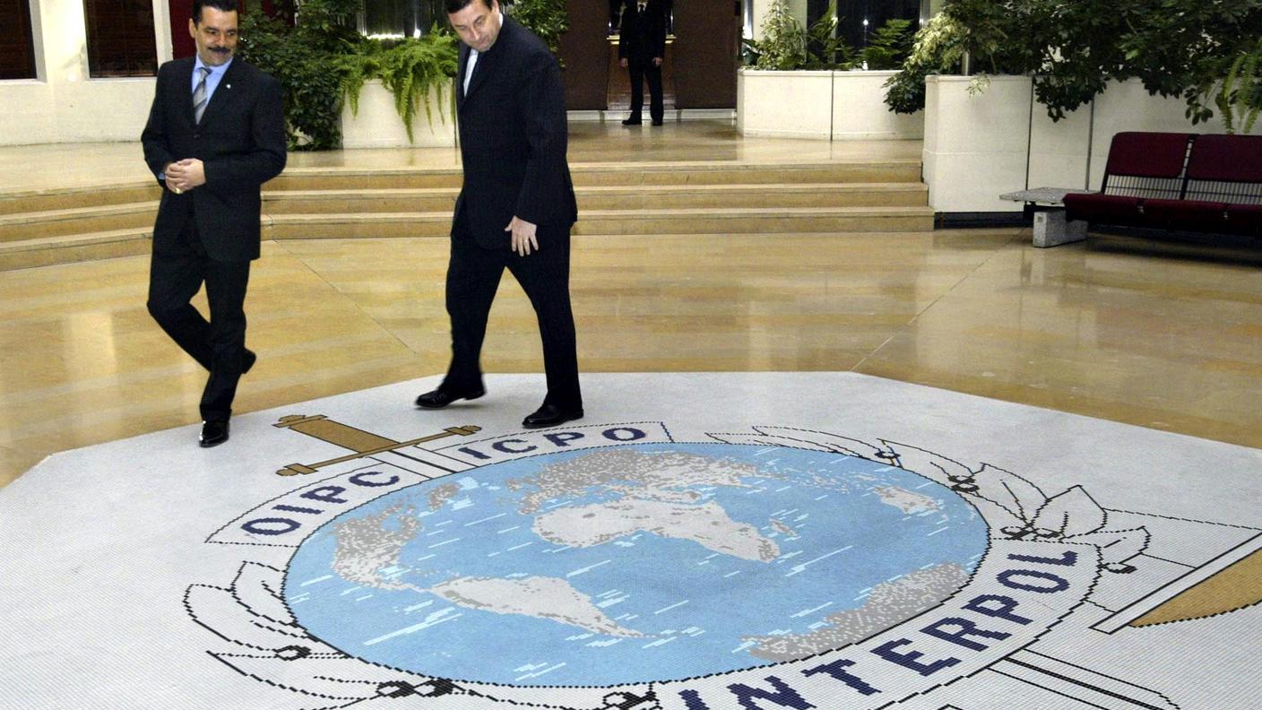 La sede dell'Interpol a Lione, Francia