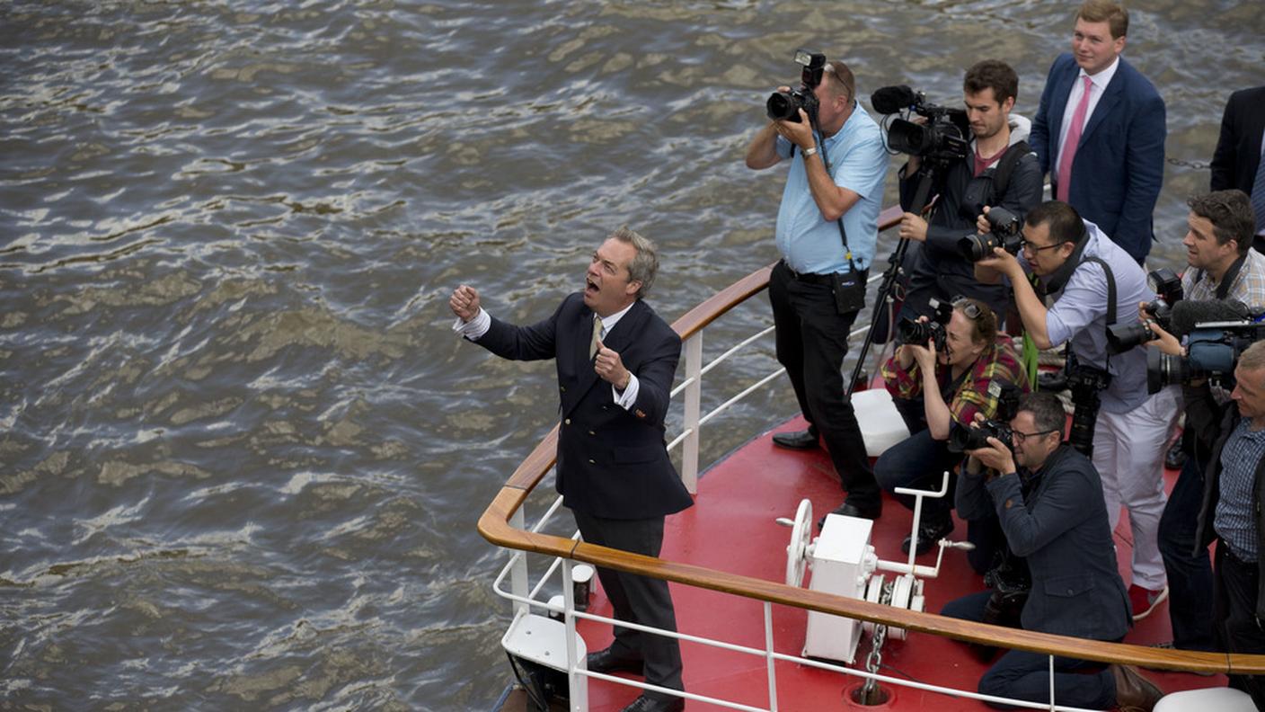 Il leader di UKIP, Nigel Farage