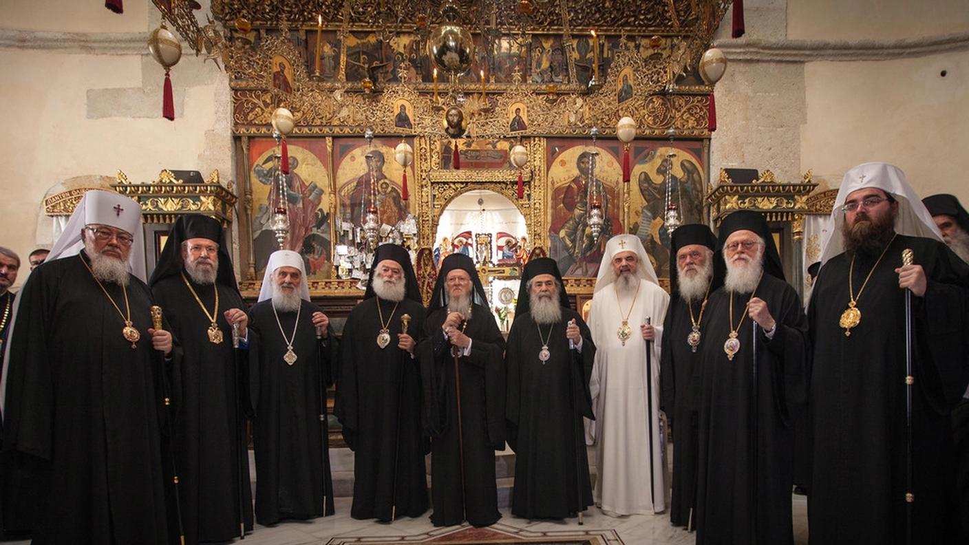 Diverse guide delle chiese ortodosse sono arrivati, ma le assenze sono di peso