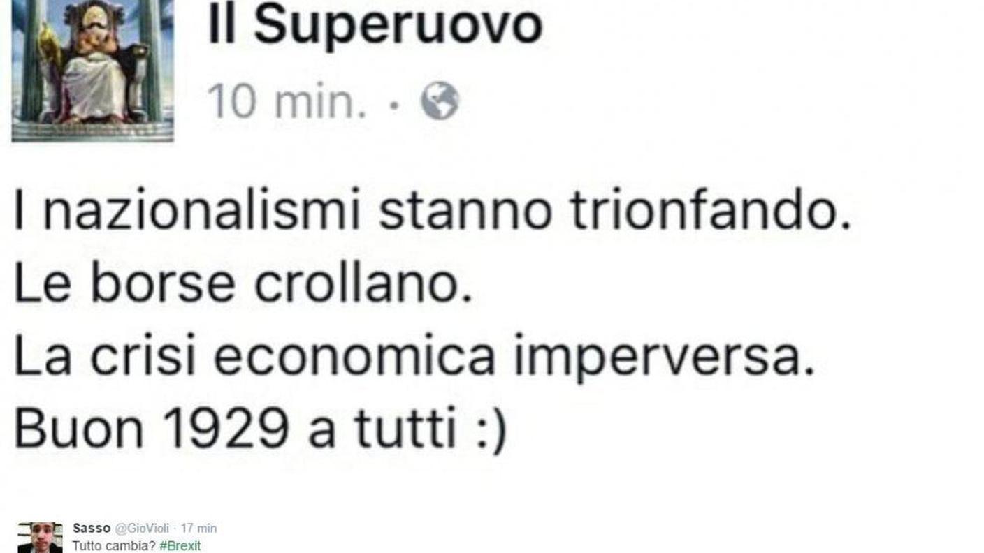 Un tuffo nel passato?