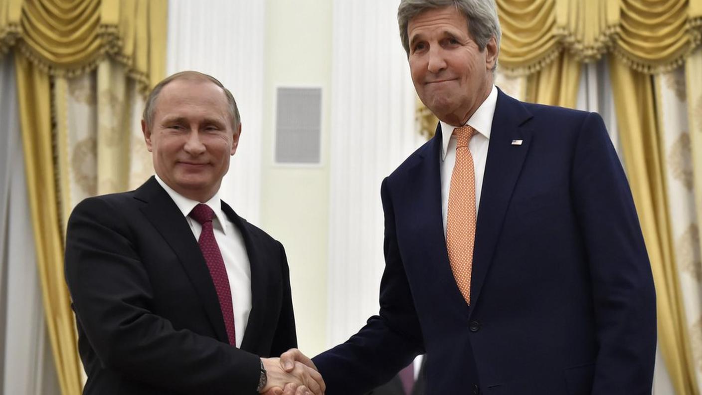 Putin e Kerry in un incontro nel mese di marzo