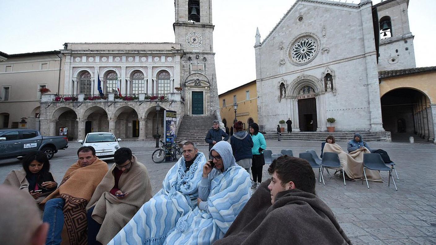 Svegliati in piena notte, a Norcia