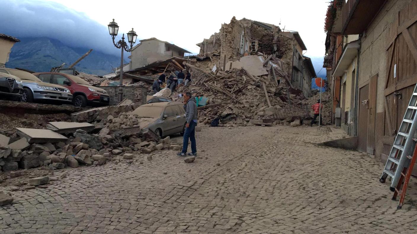 Amatrice distrutta