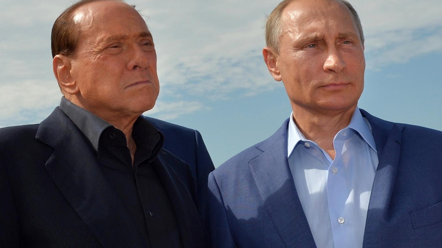 Insieme a Puntin, in Crimea, l'anno scorso