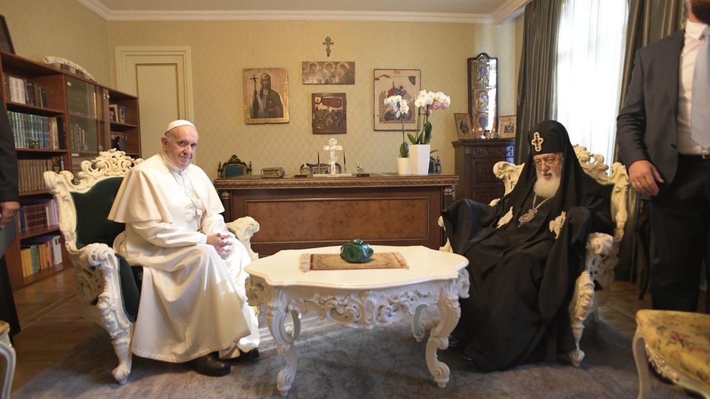Con il patriarca Ilia II