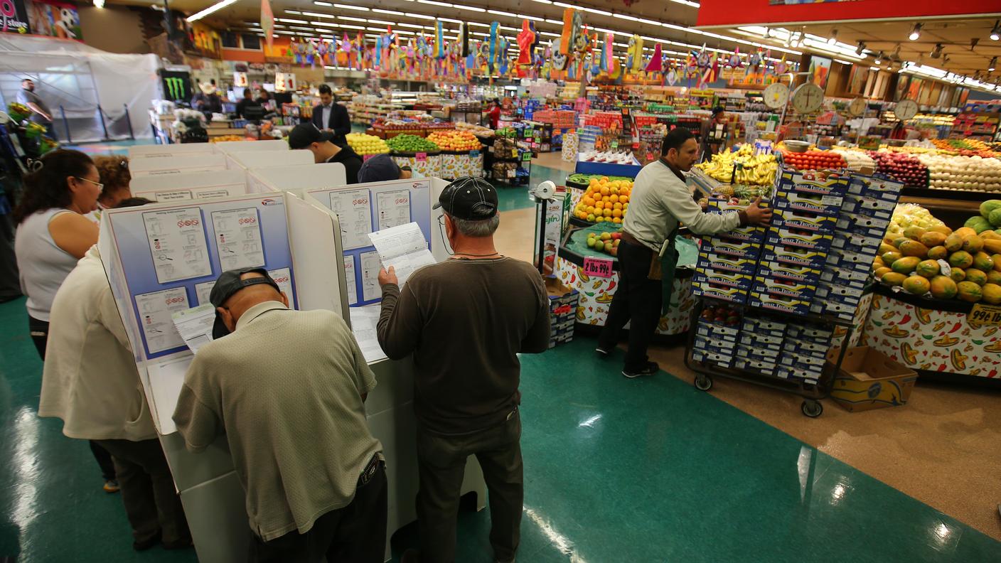 In California hanno abbinato il voto alla spesa 