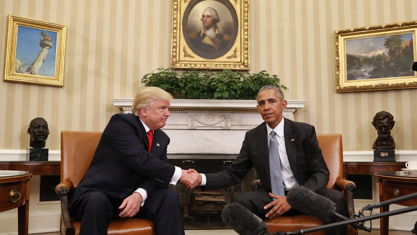 La stretta di mano con Obama che dopo il colloquio si è detto "incoraggiato"