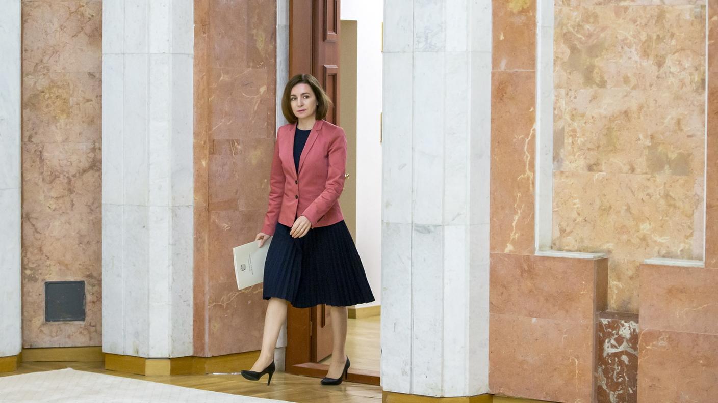 La presidente moldava Maia Sandu