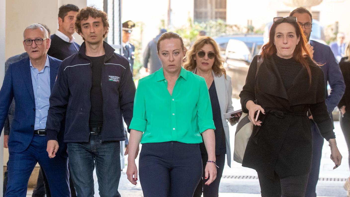 Di ritorno dal Giappone, la premier si è recata in Emilia Romagna