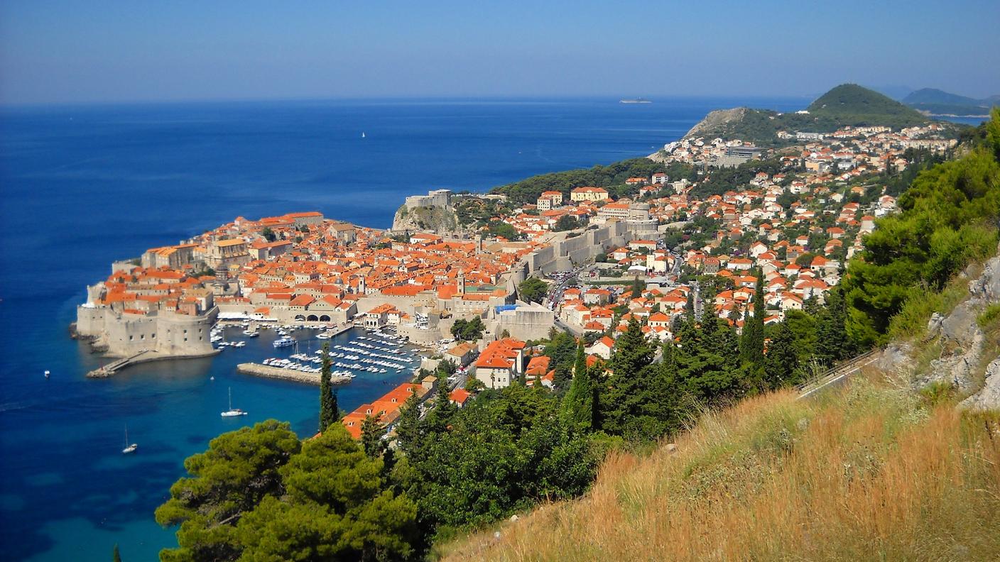 Vista su Dubrovnik