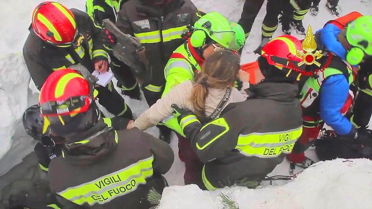Il salvataggio di una madre e di suo figlio