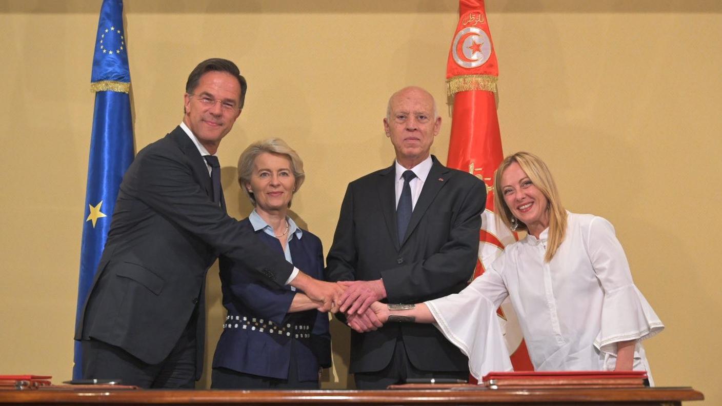 La foto postata dalla presidente della Commissione UE, Ursula von der Leyen