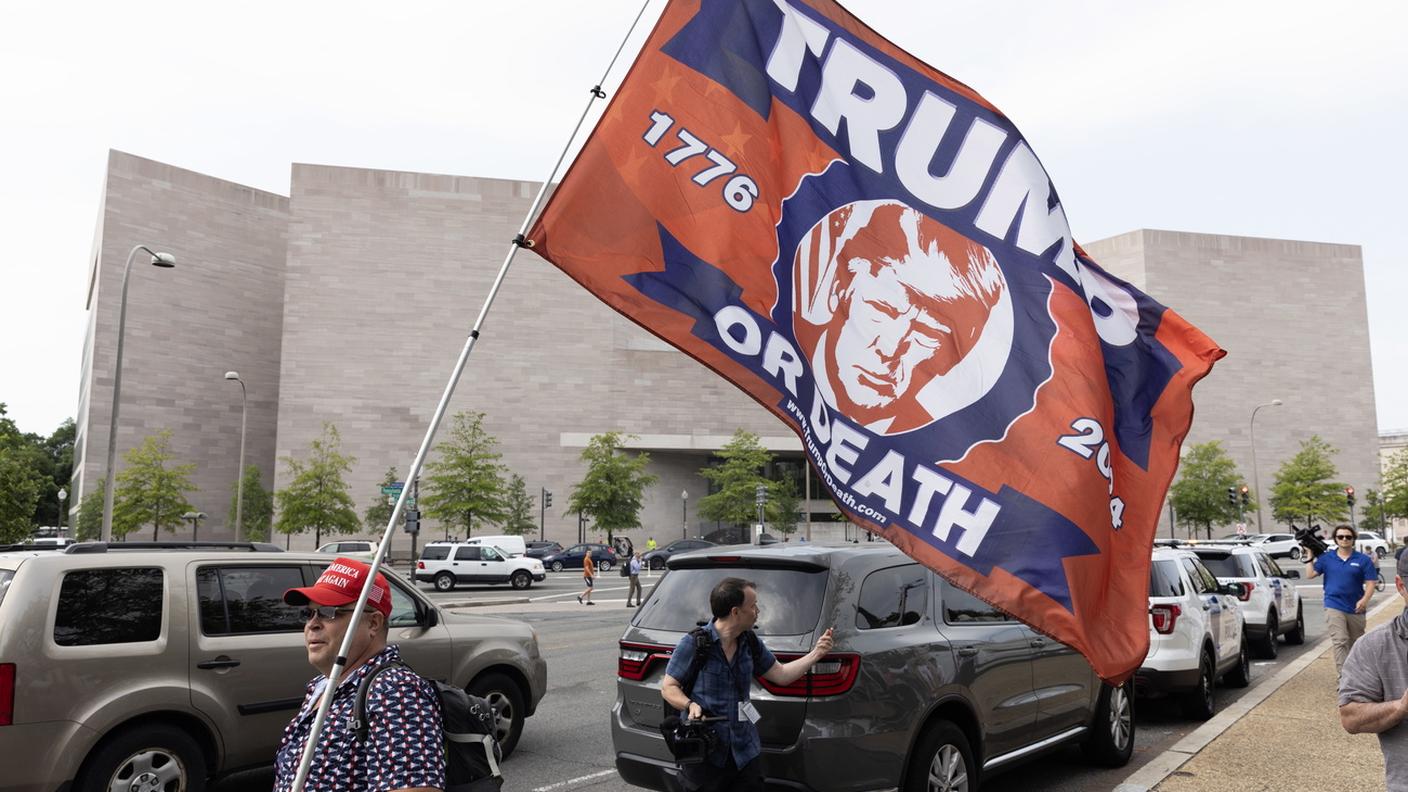 In strada a Washington ci sono già diversi suoi sostenitori