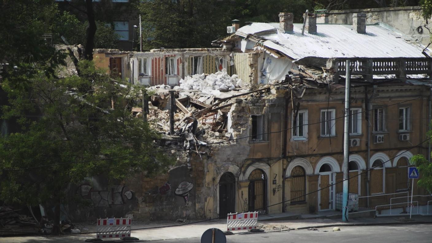 La distruzione a odessa