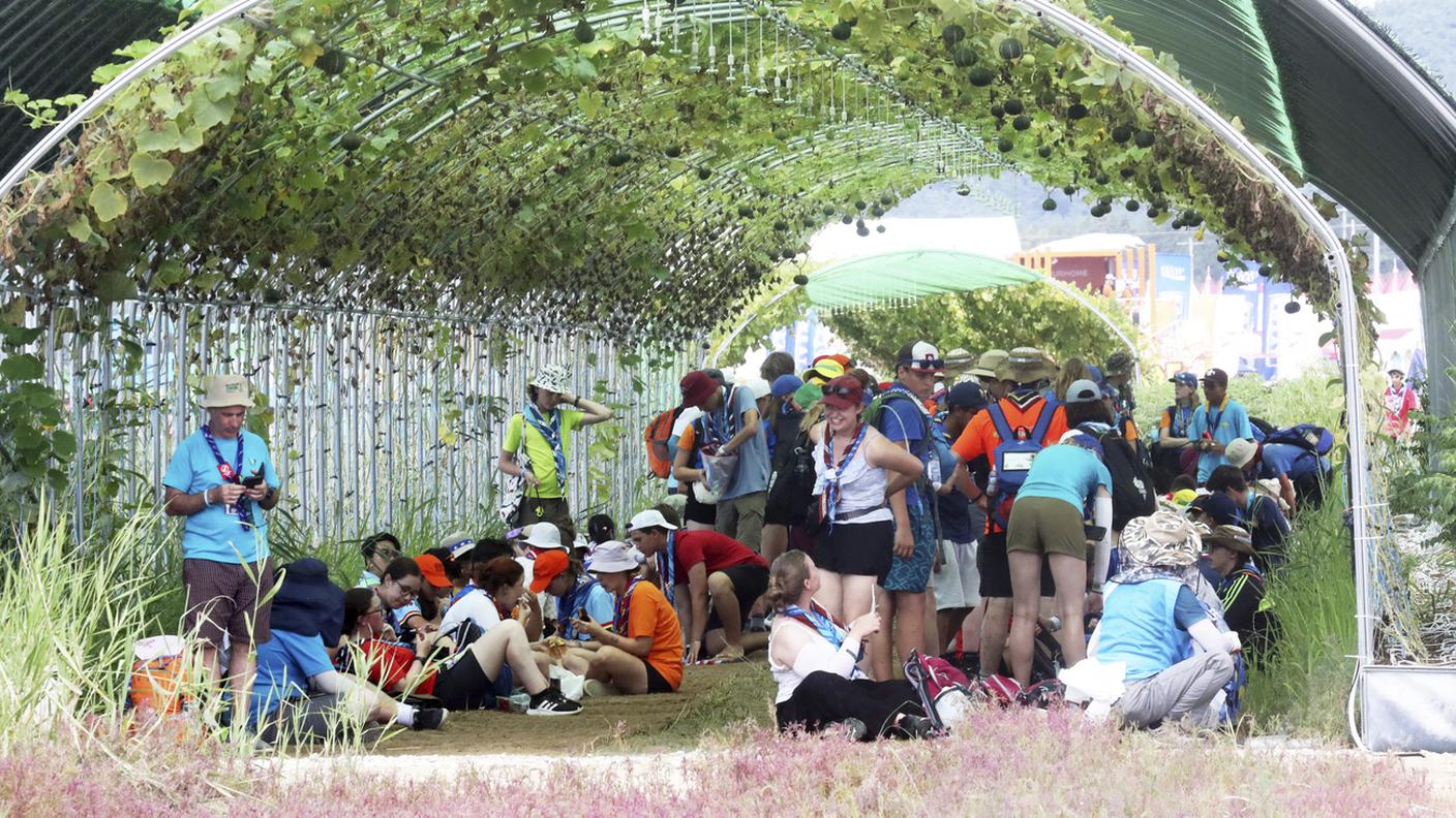 Il campo rappresenta un'occasione per conoscere giovani scout provenienti da tutto il mondo