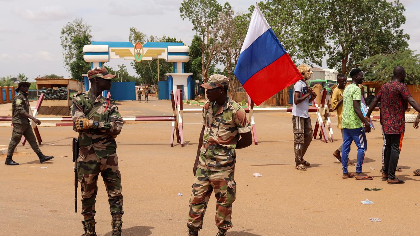 Una foto scattata in Niger dopo che la giunta militare ha preso il potere